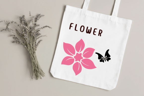 Butterfly and Flower Font - Preview 4