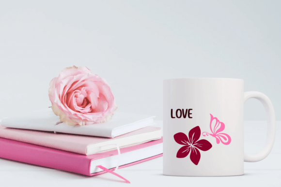 Butterfly and Flower Font - Preview 5