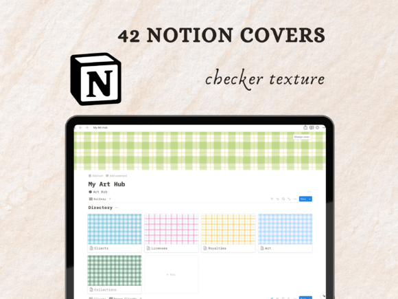 Checker Notion Covers Graphics