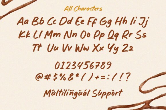 Dreamy Chocolate Font - Preview 5
