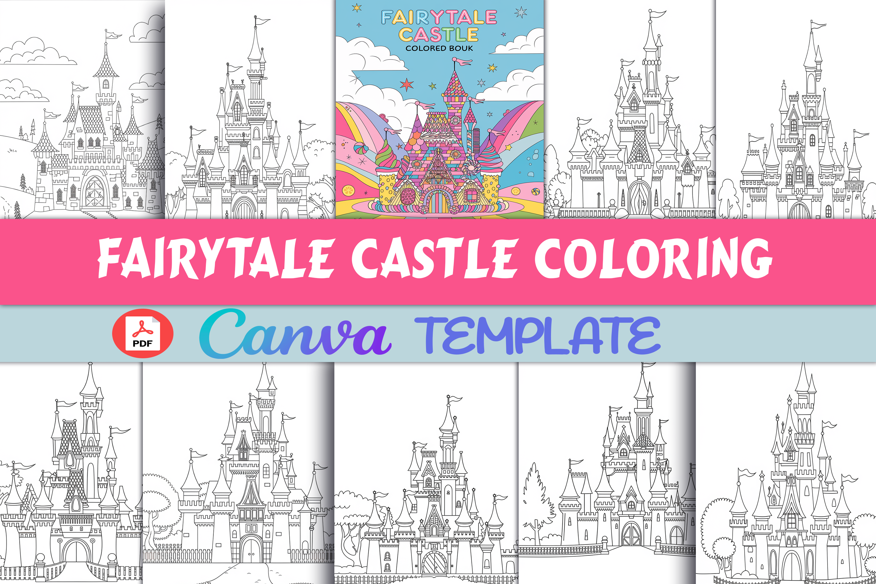 Fairytale Castle Coloring Book