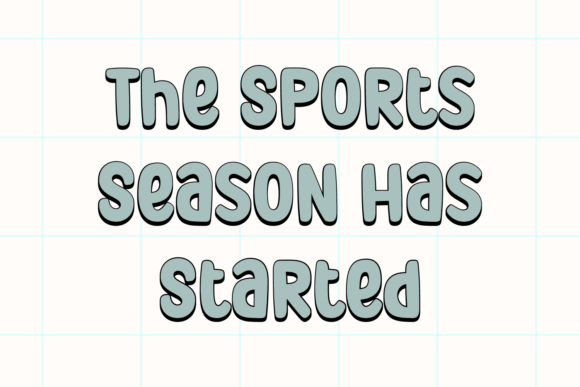 Football Baseball Font - Preview 4