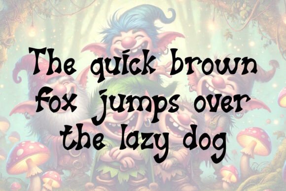 Goblin Giggles Font - Preview 1