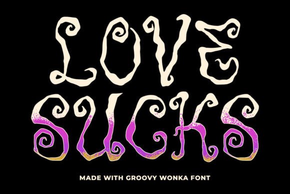 Groovy Wonka Font - Preview 2