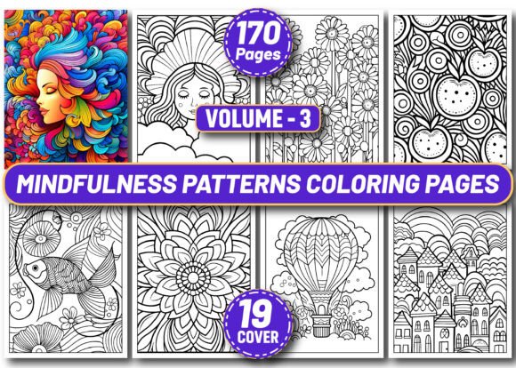 170 Mindfulness Patterns Coloring Pages