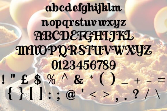 Apple Crumble Font - Preview 1