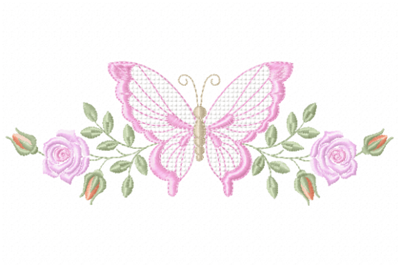 Butterfly Embroidery Design