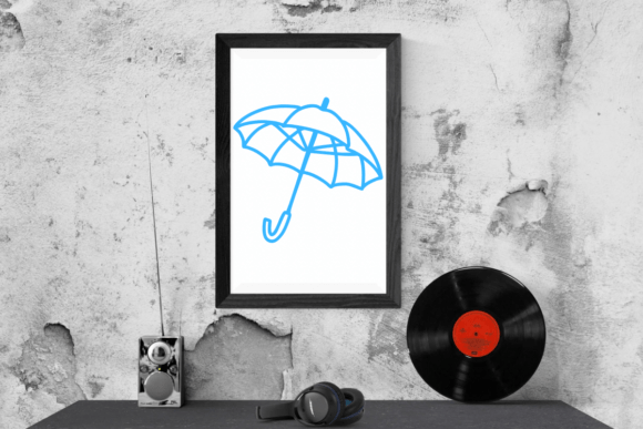 Cute Weather Doodle Font PNG with transparent background - Preview 4