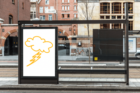 Cute Weather Doodle Font PNG with transparent background - Preview 5