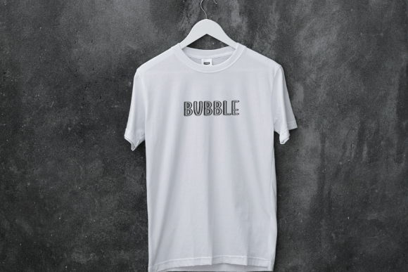 Easter Bubble Font PNG with transparent background - Preview 4
