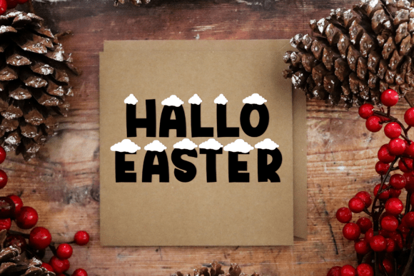 Easter Disney Font PNG with transparent background - Preview 5