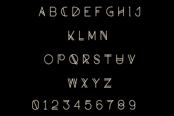 Guiding Light Font PNG with transparent background - Preview 2