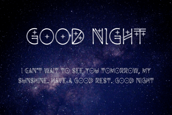 Guiding Light Font PNG with transparent background - Preview 4