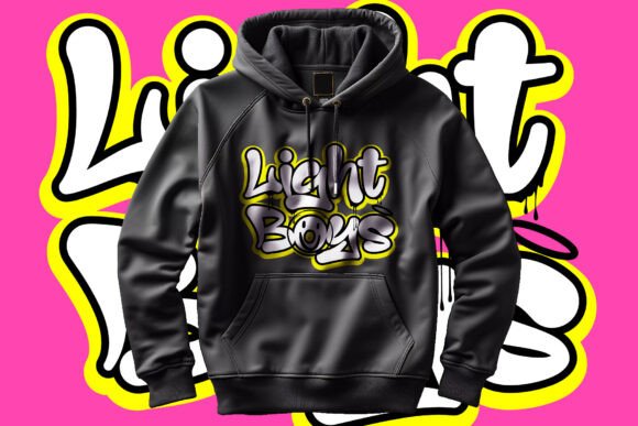 Light Boys Font PNG with transparent background - Preview 2