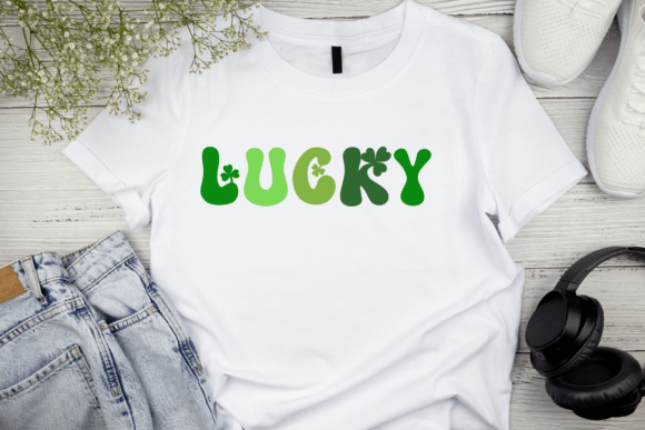 Lucky Clover Font PNG with transparent background - Preview 3
