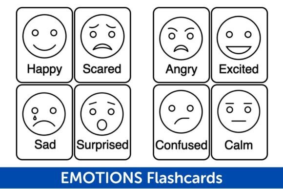 Printable Emotions Flashcards