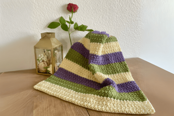 Suffragette Stripes Blanket Pattern