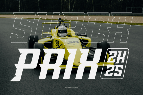 Amang Racing Font - Preview 1