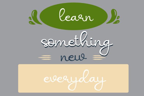 Attribute Font - Preview 5