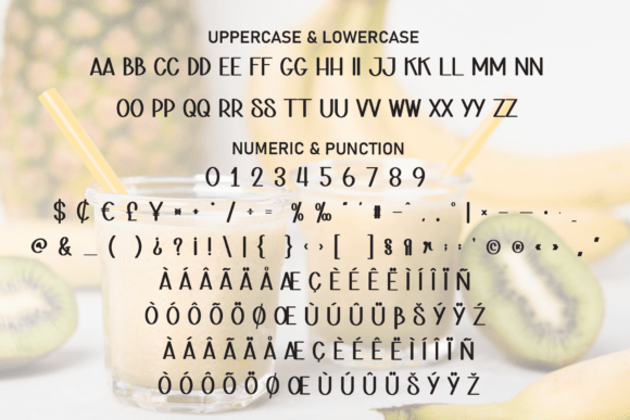 Banana Smoothie Font - Preview 6