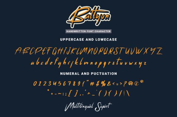 Battyon Font - Preview 4