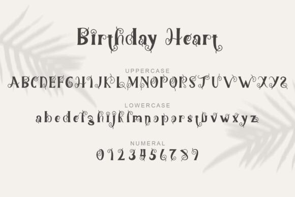 Birthday Heart Font - Preview 5