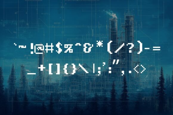 Block Blueprint Font - Preview 1