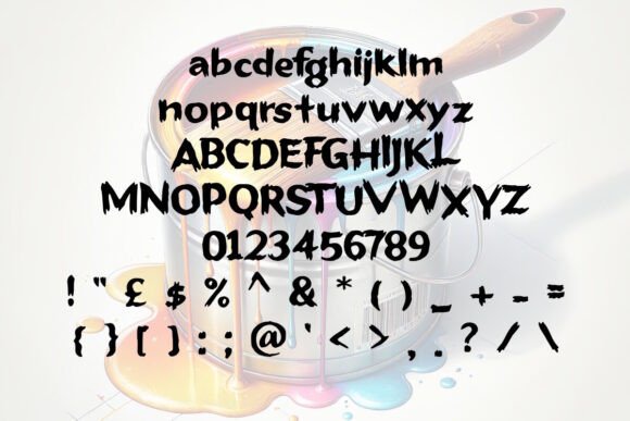Brush Strokes Font - Preview 1