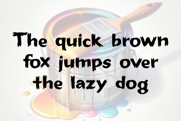 Brush Strokes Font - Preview 2