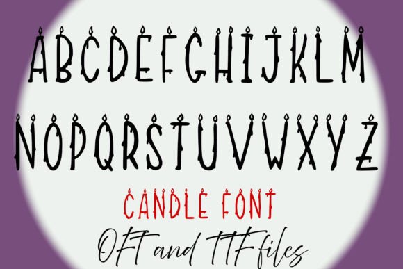 Candle Font - Preview 1