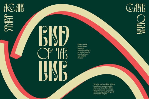 Cario Font - Preview 2