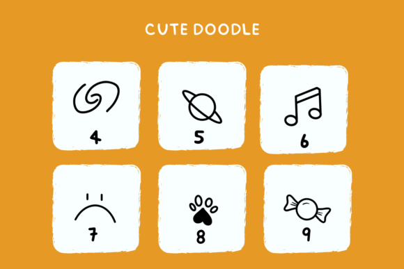 Cute Doodle Font - Preview 3