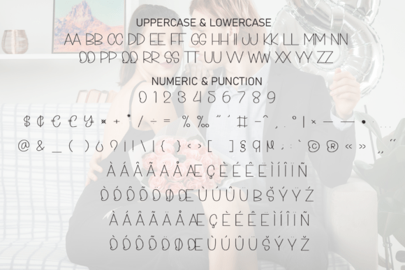 Date Birthday Font - Preview 6