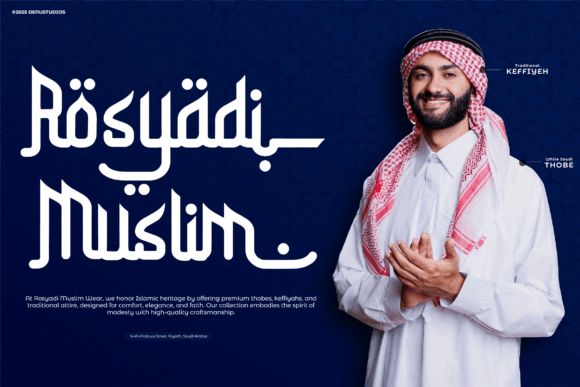 Firqatun Najah Font - Preview 2