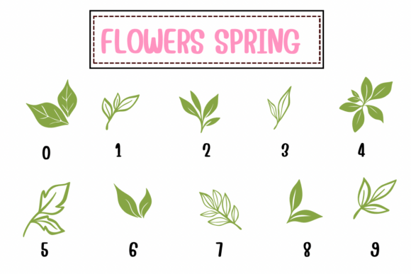 Flowers Spring Font - Preview 3