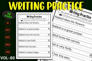 Grade 1 Writing Sentences Worksheets PDF Graphic by Self Graphics House ...