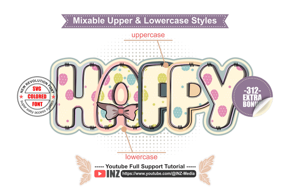Happy Easter Bundle Font - Preview 2