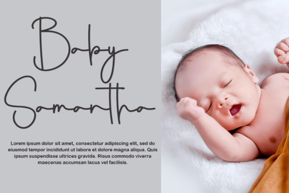 Jackson Signature Font PNG with transparent background - Preview 3
