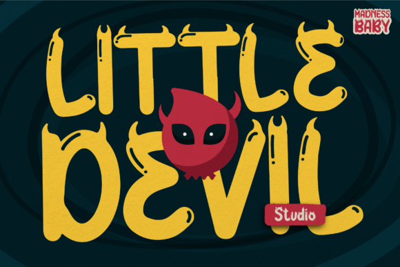 Madness Baby Font PNG with transparent background - Preview 1