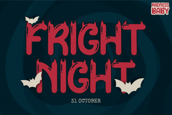 Madness Baby Font PNG with transparent background - Preview 4
