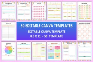 Mega Planner Bundle Canva Graphic by munjixpro · Creative Fabrica