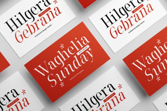 Milghera Serif Font PNG with transparent background - Preview 4