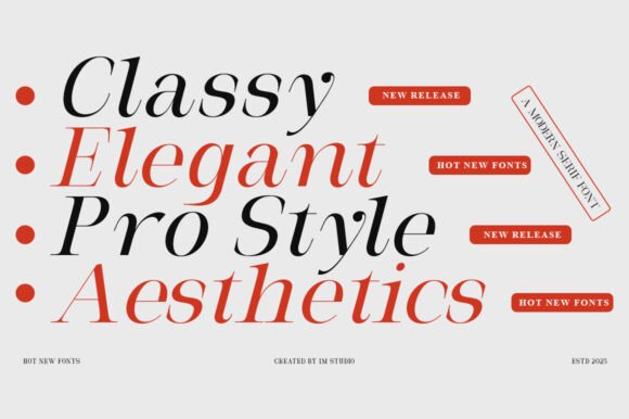 Milghera Serif Font PNG with transparent background - Preview 5