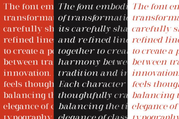 Milghera Serif Font PNG with transparent background - Preview 6