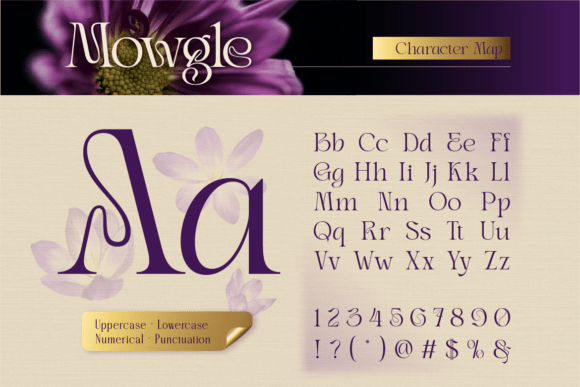 Mowgle Font PNG with transparent background - Preview 1