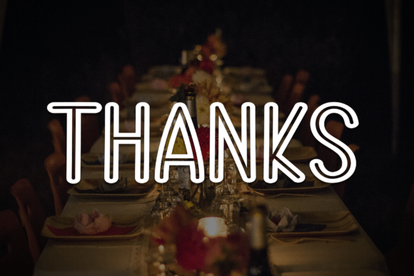 Night Dinner Font PNG with transparent background - Preview 6