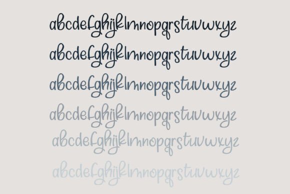 Nighty Night Font PNG with transparent background - Preview 4