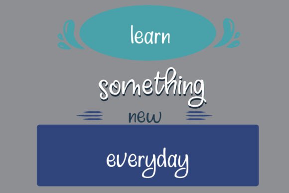 Nighty Night Font PNG with transparent background - Preview 5