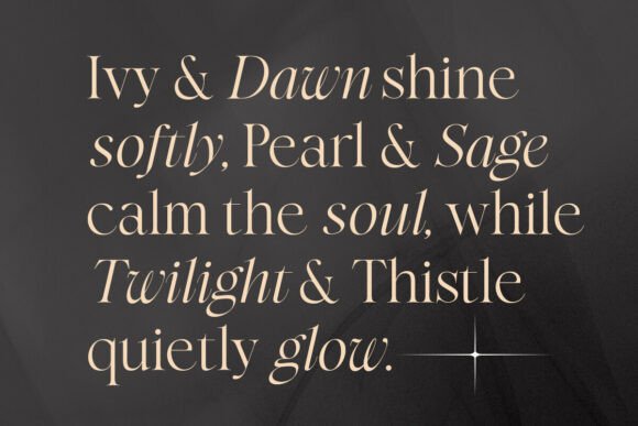 Perfect Harmony Font PNG with transparent background - Preview 5