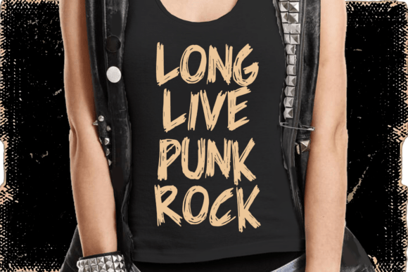 Rock Scrawl Font PNG with transparent background - Preview 1